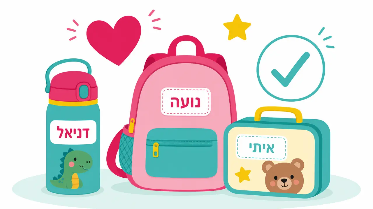 רעיונות מקוריים לבחירת מתנה עם שם לגן חובה