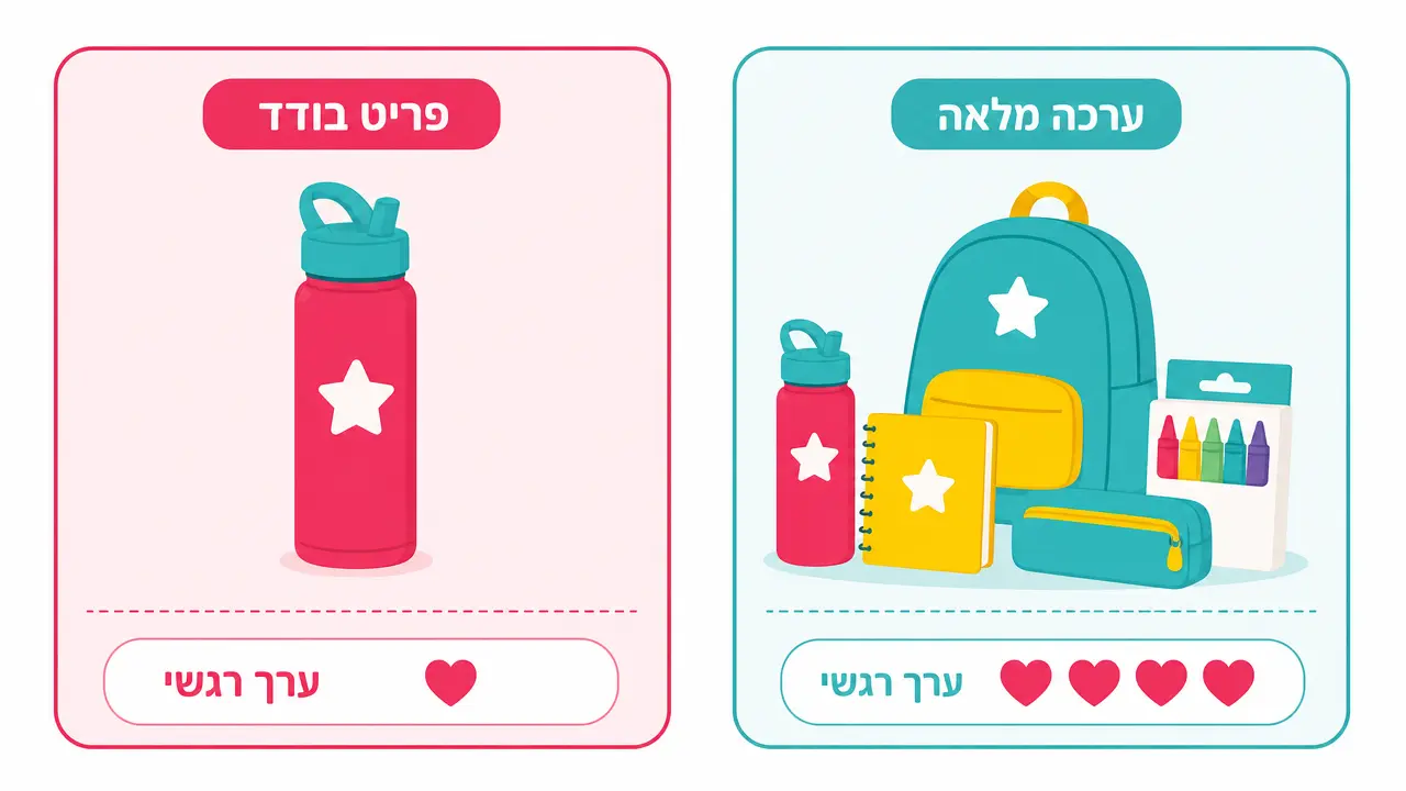 תקציב מומלץ למתנה אישית לילדי גן