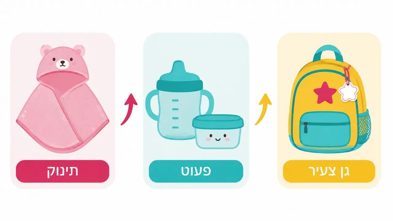 איך לבחור מתנה לפי גיל, תינוק, פעוט או ילד גן צעיר