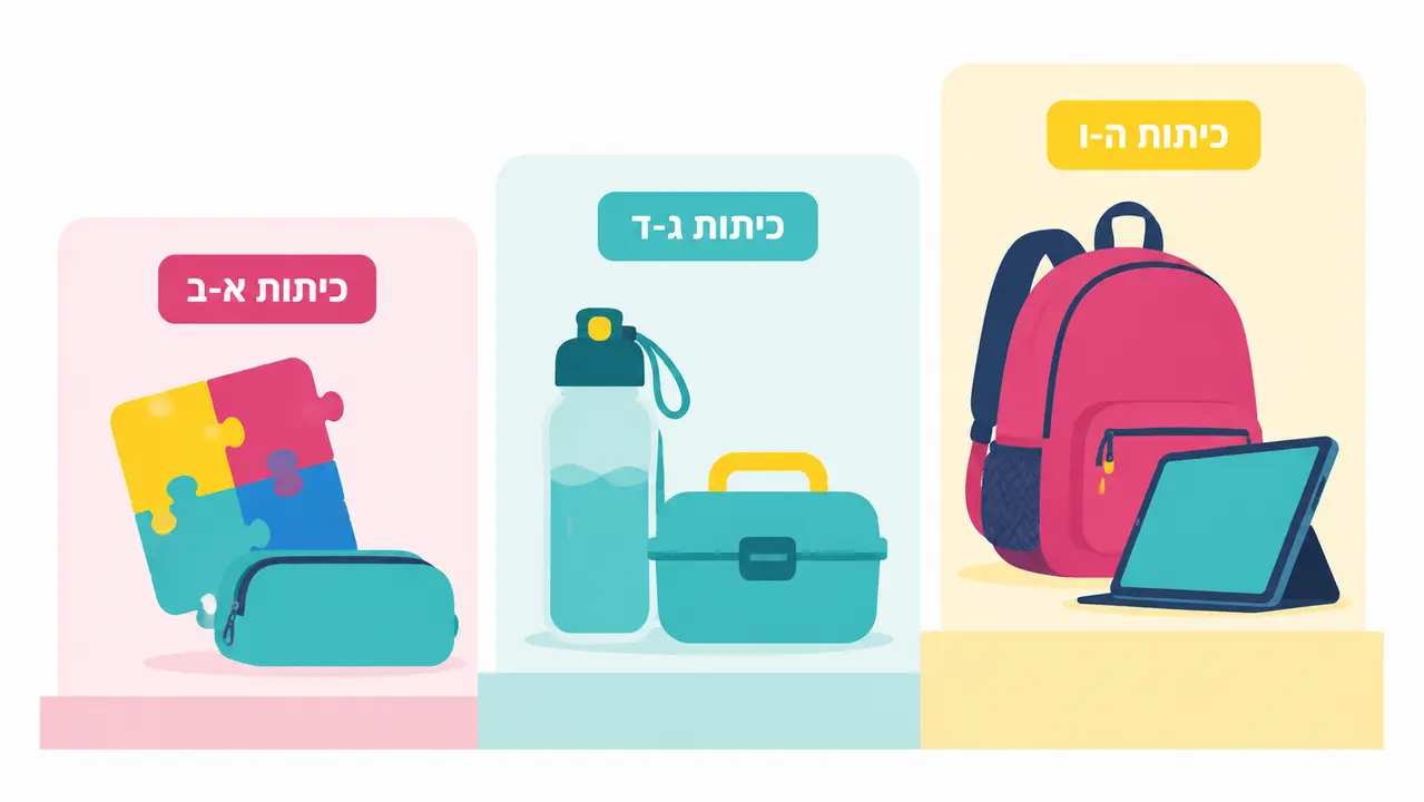 בחירת מתנות סוף שנה מתאימה לגיל ולשכבת הלימוד