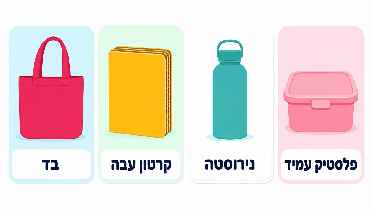 חומרים ירוקים למתנות בגיל גן