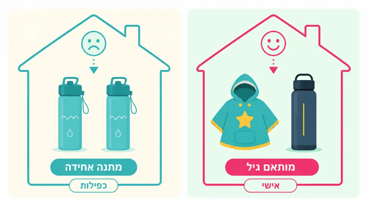 למה מתנה אחידה לכולם היא טעות