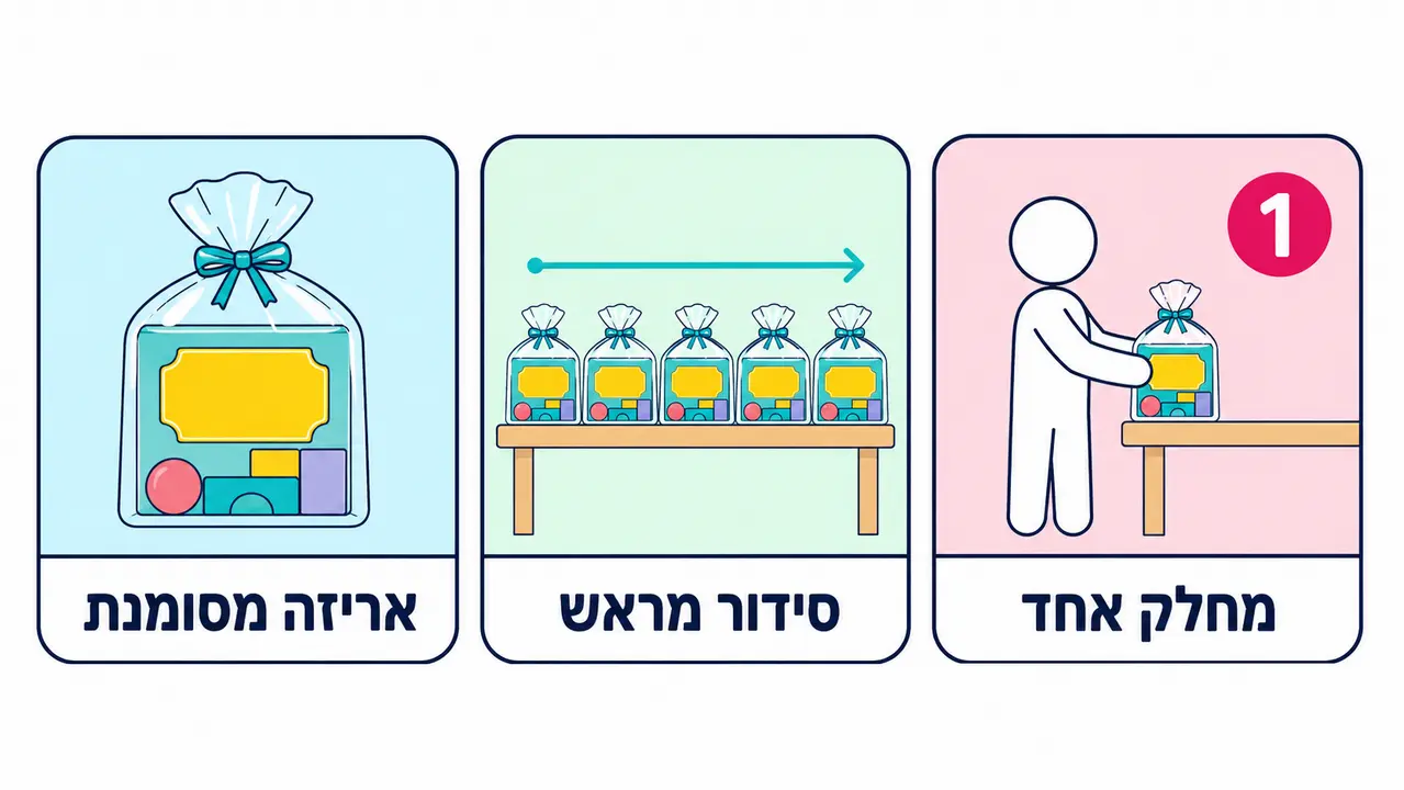 טיפים תפעוליים לחלוקת מתנות ביום הסיום בגן